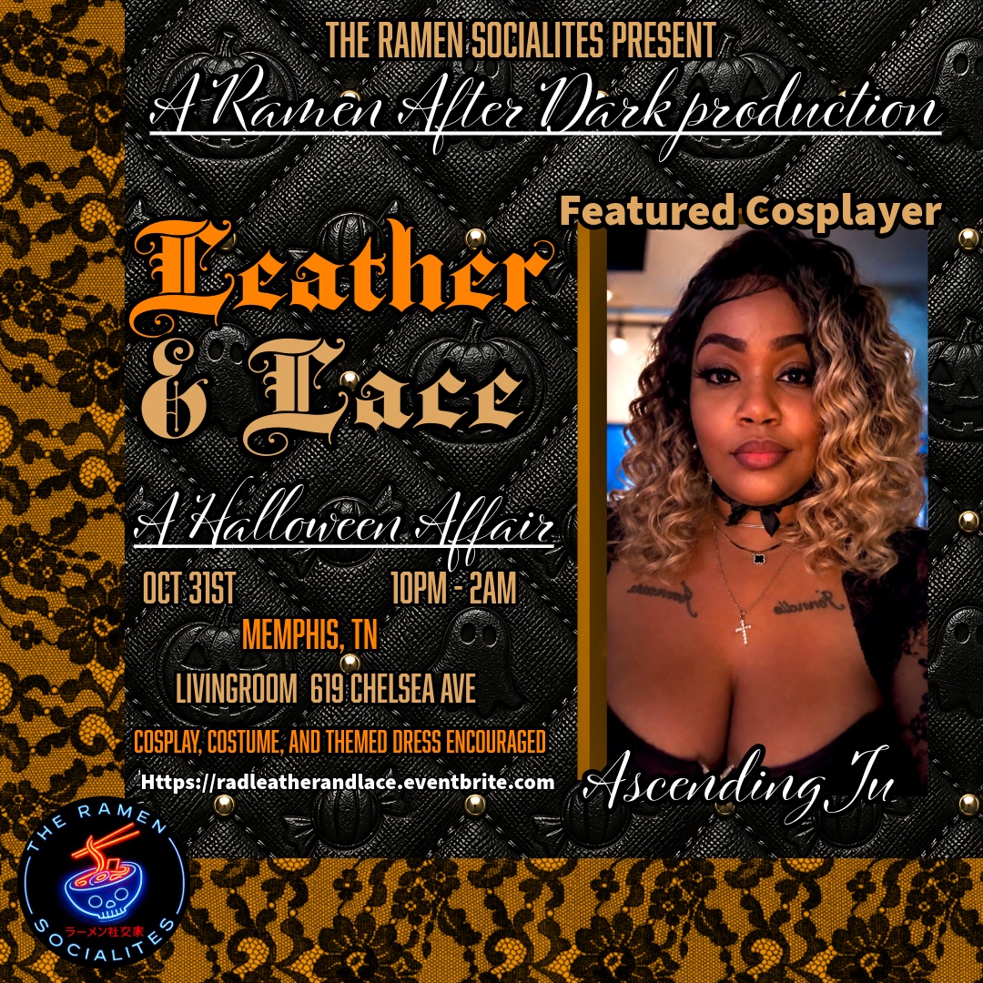 Featured cosplayer Ascending Ju, Leather and Lace