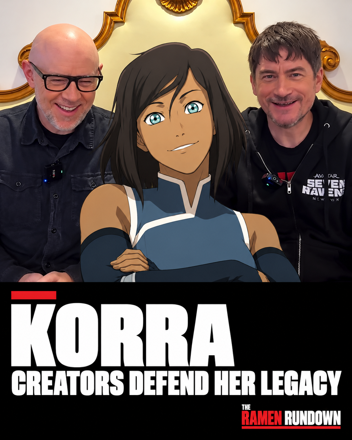 Korra and Avatar creators Ramen Rundown flyer